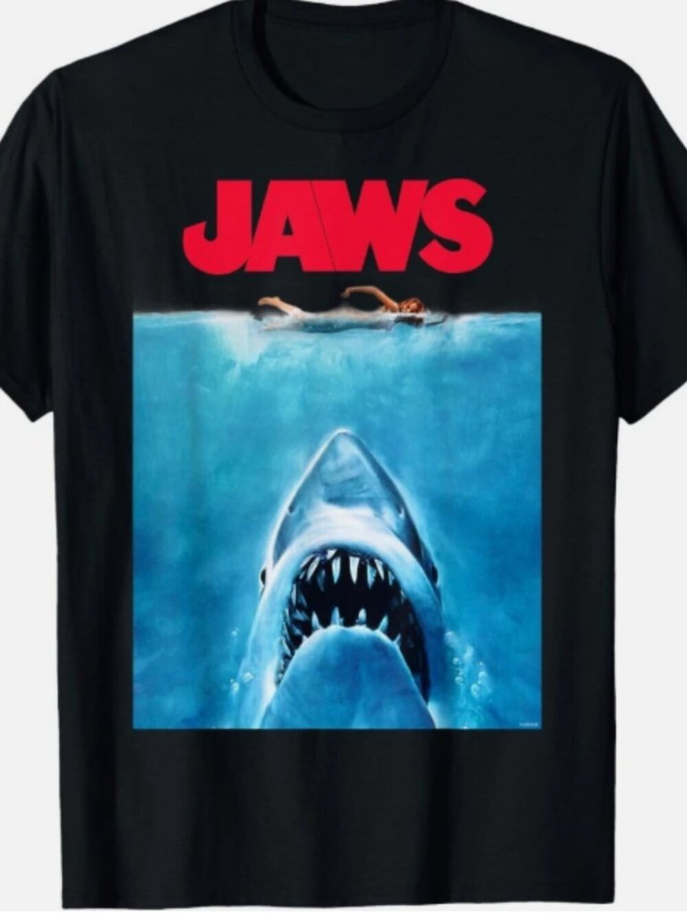 ''Jaw'' Classic Movie Graphic T Shirt